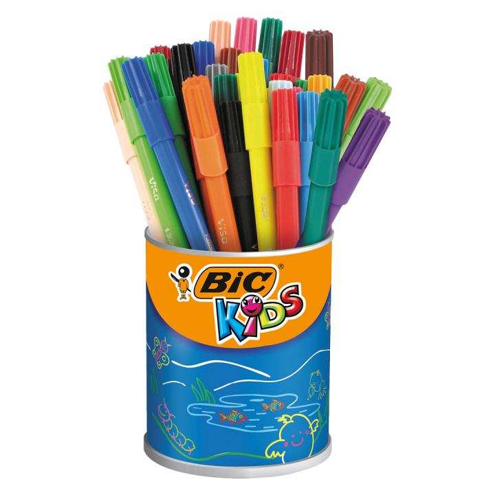Kids Visa Plastic Pot Feutres Lot de 36 dans le groupe Kids / Crayons pours les enfants / Feutres pour les enfants chez Pen Store (126955)