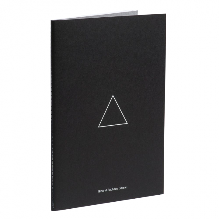 Bauhaus Dessau Cahier Triangle/Grey dans le groupe Papiers & Blocs / Écrire et consigner / Blocs-notes chez Pen Store (127240)