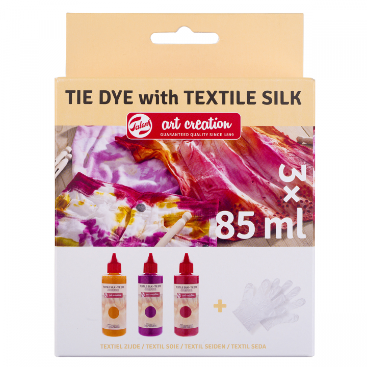 Tie Dye Set 3 x 85 ml Rose dans le groupe Loisirs créatifs / Couleurs / Teinture textile et feutre textile chez Pen Store (127713)