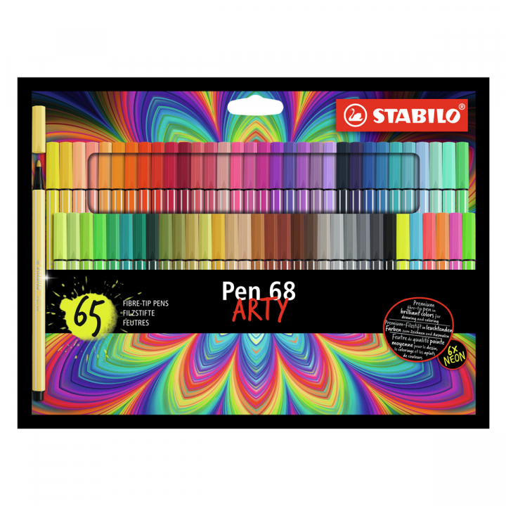 Pen 68 Feutre de dessin Arty Lot de 65 dans le groupe Stylos / Crayons d'artistes / Feutres chez Pen Store (127815)