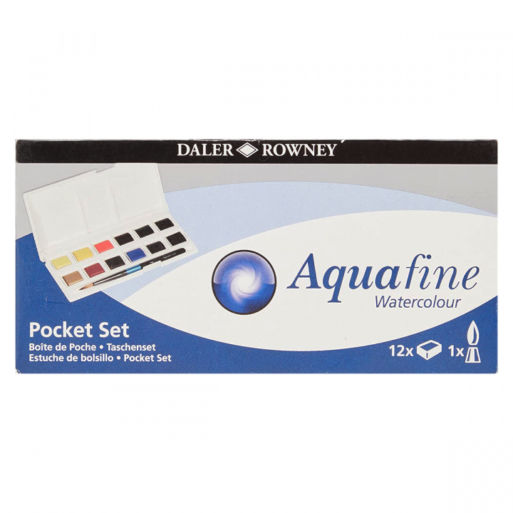 Aquafine Aquarelle Pocket Set dans le groupe Matériels d'artistes / Couleurs / Peinture aquarelle chez Pen Store (127834)