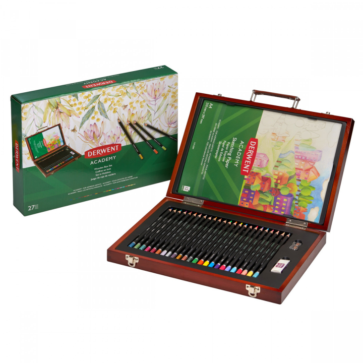 Academy Gift set Crayons de couleurs 27 pièces dans le groupe Stylos / Crayons d'artistes / Crayons de couleurs chez Pen Store (128188)