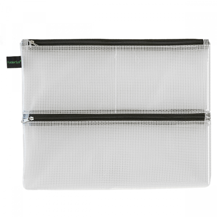 Trousse Double-Zip Mesh A4 dans le groupe Stylos / Accessoires Crayons / Trousses chez Pen Store (128374)