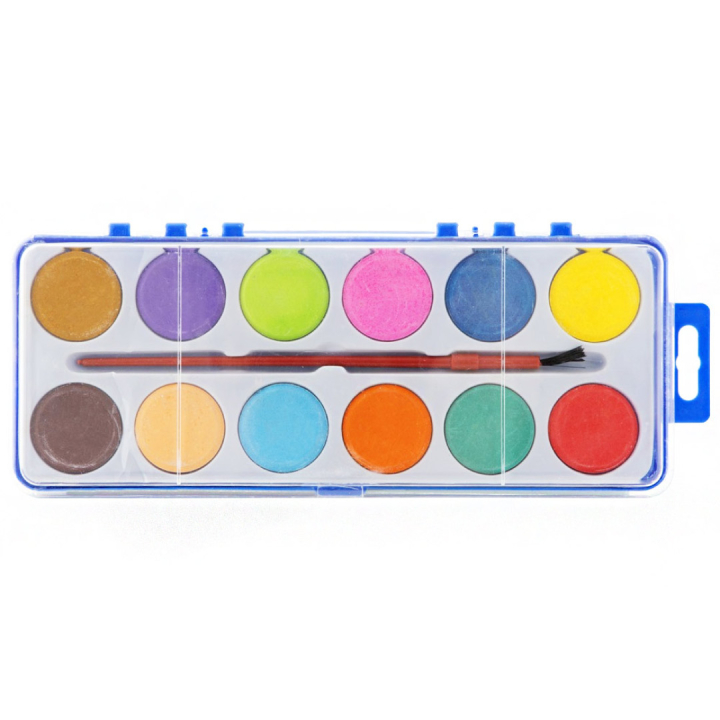 Ensemble d'aquarelle 12 couleurs dans le groupe Kids / Hobby et Coleurs pour enfants / Peinture pour enfants / Aquarelle pour enfants chez Pen Store (128493)
