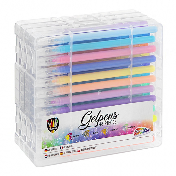 Stylos gel 48 pièces (Glitter/Neon/Metallic/Pastel) dans le groupe Kids / Crayons pours les enfants / Stylos pour les enfants chez Pen Store (128516)