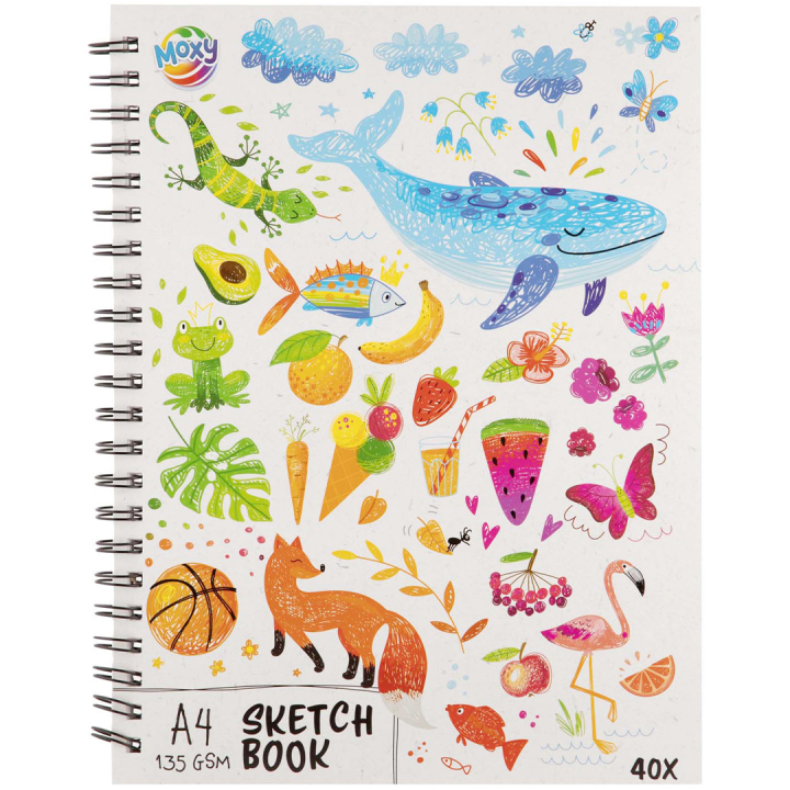 Bloc à dessin A4 135g 40 feuilles dans le groupe Kids / Amusement et apprentissage / Papier pour bricolage et carnets de dessin / Papier à dessin chez Pen Store (128570)