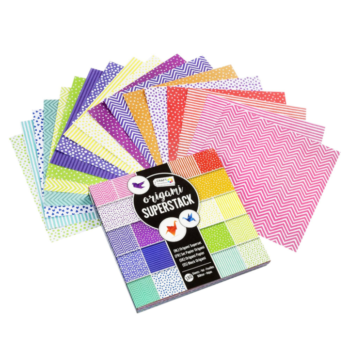 Origami Superpack 15x15 cm 180 feuilles dans le groupe Kids / Amusement et apprentissage / Papier pour bricolage et carnets de dessin / Papier origami chez Pen Store (128587)