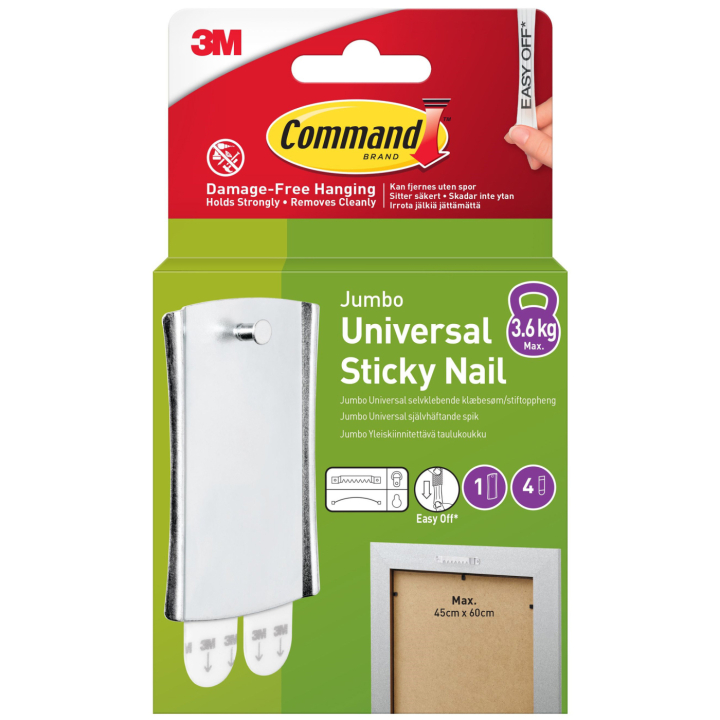 Command Hanging Accrocher Jumbo dans le groupe Loisirs créatifs / Organiser / Cadres / Système de suspension pour cadres chez Pen Store (128613)