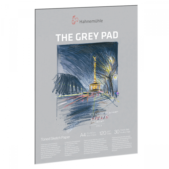 The Grey Pad Bloc à croquis A4 120g dans le groupe Papiers & Blocs / Bloc Artiste / Papier couleur chez Pen Store (128670)