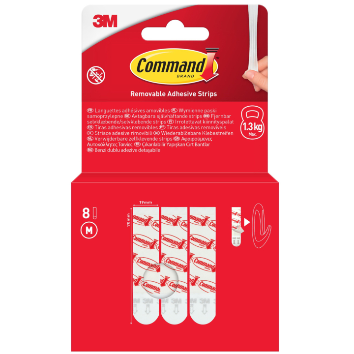 Command Adhesive Strips dans le groupe Loisirs créatifs / Organiser / Cadres / Système de suspension pour cadres chez Pen Store (128719)
