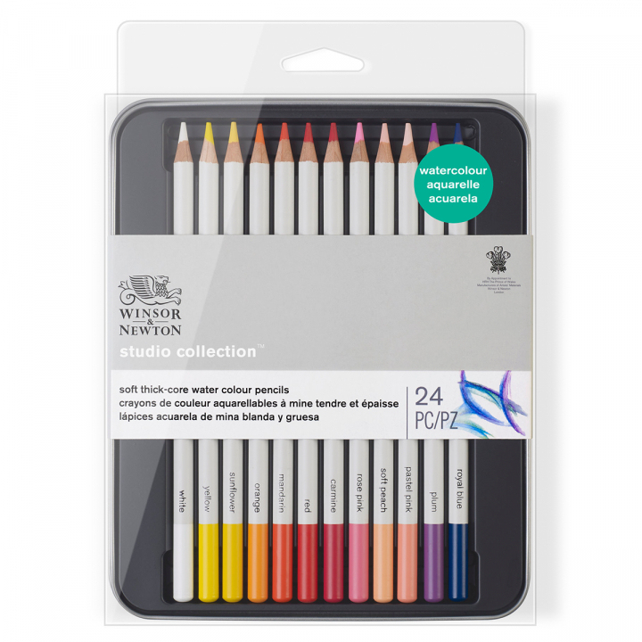 Studio Collection Crayons aquarellables Lot de 24 dans le groupe Stylos / Crayons d'artistes / Crayons aquarellables chez Pen Store (128767)