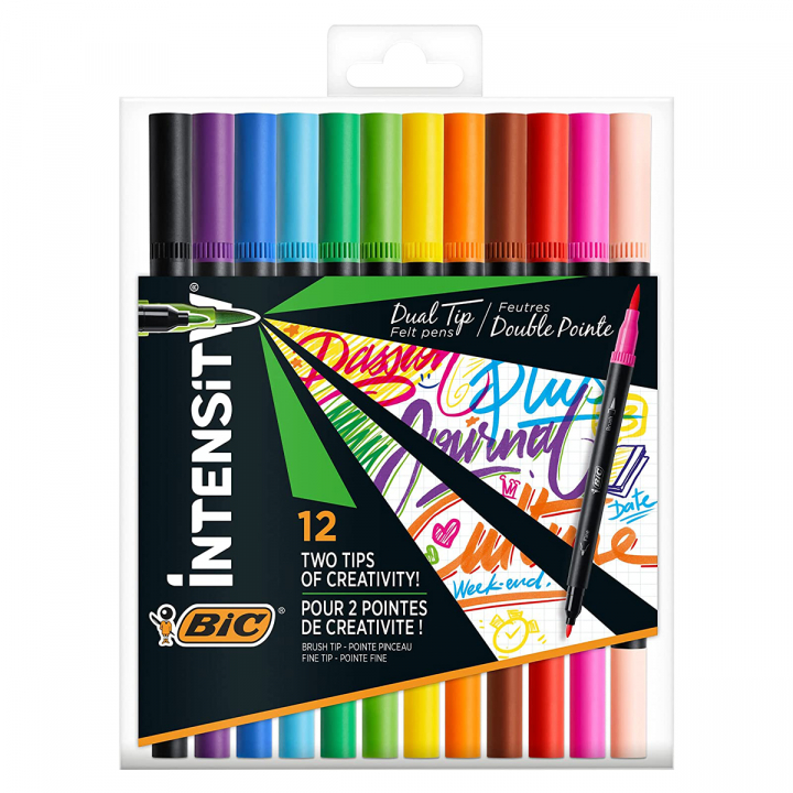 Intensity Dual Tip Box 12 pièces dans le groupe Stylos / Crayons d'artistes / Feutres pinceaux chez Pen Store (128860)