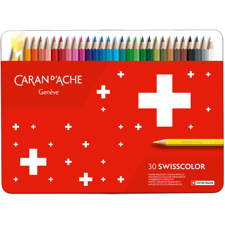 Swisscolor Crayons de couleur 30 pièces dans le groupe Stylos / Crayons d'artistes / Crayons de couleurs chez Pen Store (128909)