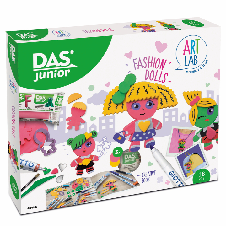 Junior Art Lab Fashion Dolls dans le groupe Kids / Hobby et Coleurs pour enfants / Pâte à modeler chez Pen Store (128985)