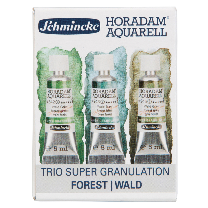 Horadam Super Granulation Set Forest dans le groupe Matériels d'artistes / Couleurs de l'artiste / Peinture aquarelle chez Pen Store (129300)