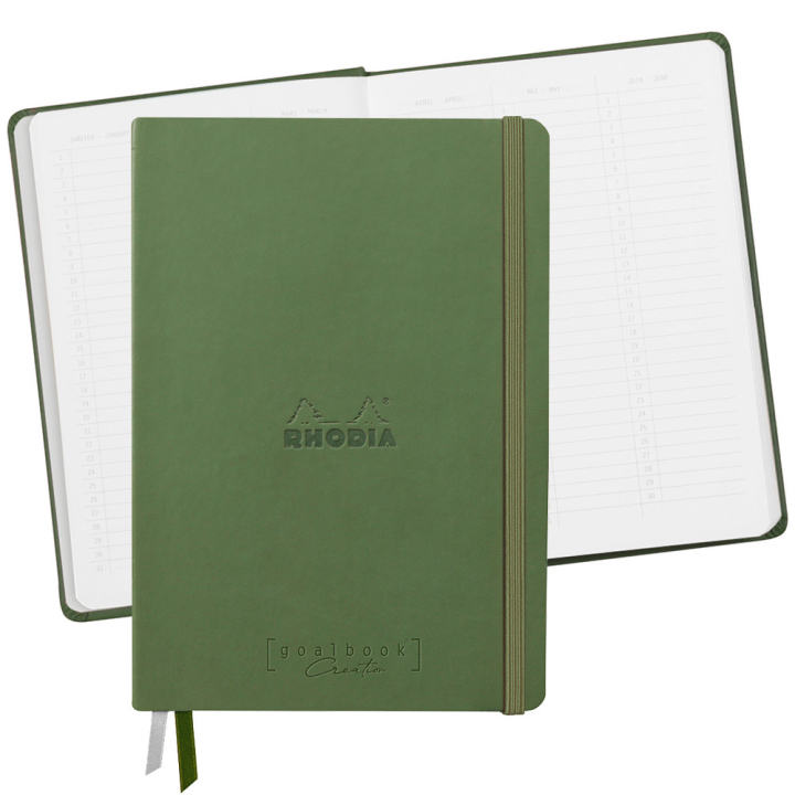 GoalBook Creation A5 Sage (Papier blanc) dans le groupe Papiers & Blocs / Écrire et consigner / Carnets chez Pen Store (129312)