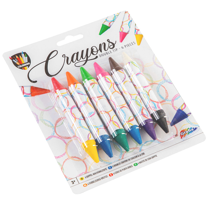 Ensemble de 6 crayons à double pointe dans le groupe Kids / Crayons pours les enfants / Craies pour les enfants chez Pen Store (129332)