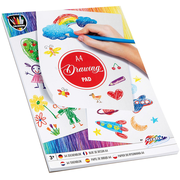 Bloc à dessin Kids A4 72 feuilles dans le groupe Kids / Amusement et apprentissage / Papier pour bricolage et carnets de dessin chez Pen Store (129333)
