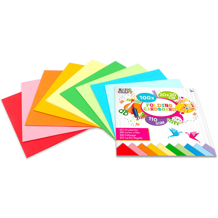 Carton origami 20cm 50-pack dans le groupe Kids / Amusement et apprentissage / Papier pour bricolage et carnets de dessin chez Pen Store (129387)