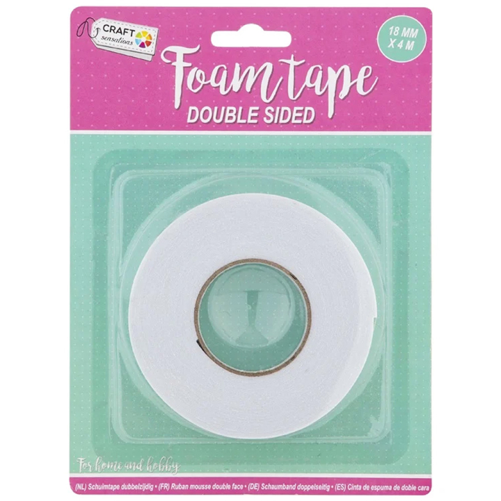 Foam-tape Double-adhésif 18mm dans le groupe Loisirs créatifs / Accessoires Hobby / Ruban adhésif chez Pen Store (129400)