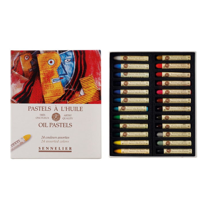 Pastel à l'huile 5ml 24 pièces dans le groupe Matériels d'artistes / Craie et Graphite / Pastels secs chez Pen Store (129816)
