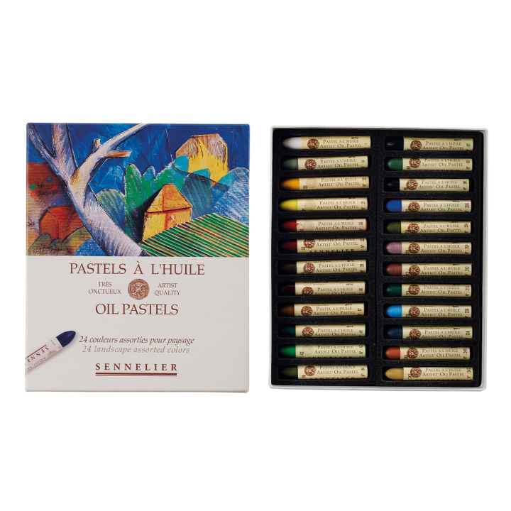 Pastel à l'huile Landscape 5ml 24 pièces dans le groupe Matériels d'artistes / Craie et Graphite / Pastels secs chez Pen Store (129817)
