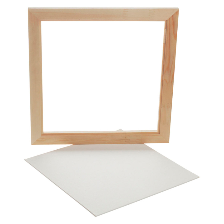 Panneau Canevas avec cadre en bois 35 x 35 cm dans le groupe Matériels d'artistes / L'atelier / Panneau Canevas chez Pen Store (130130)