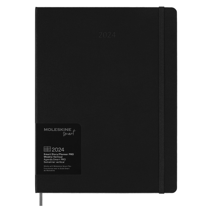 12M M+ Digital Planner Weekly Note XL Black dans le groupe Papiers & Blocs / Calendriers et agendas / Calendriers 12 mois chez Pen Store (130206)