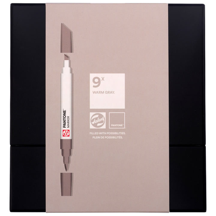 Marker Ensemble de 9 Warm Gray dans le groupe Stylos / Crayons d'artistes / Feutres d'illustrations chez Pen Store (130491)