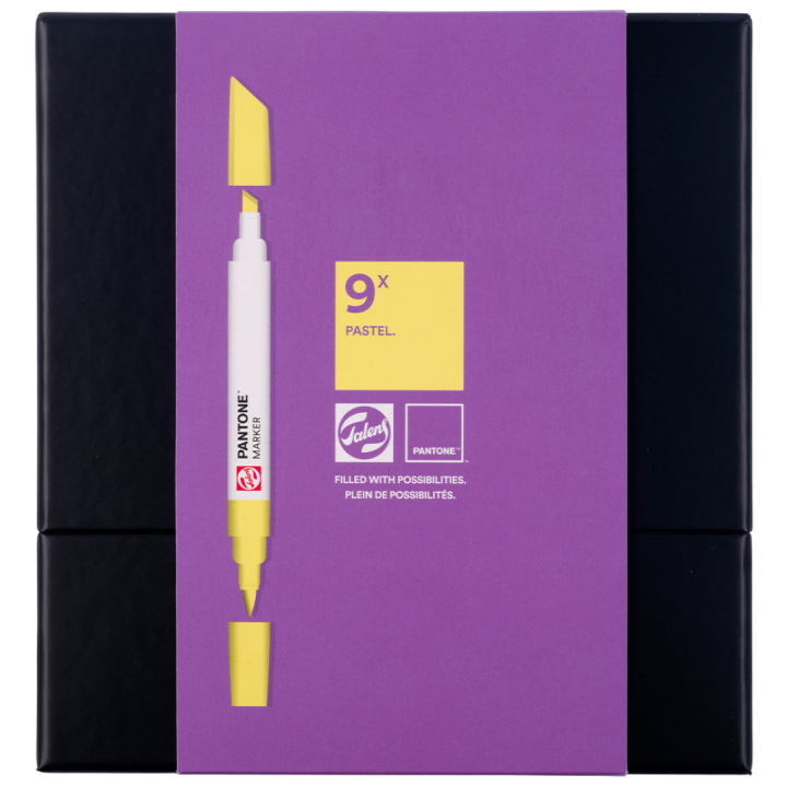 Marker Ensemble de 9 Pastel dans le groupe Stylos / Crayons d'artistes / Feutres d'illustrations chez Pen Store (130495)