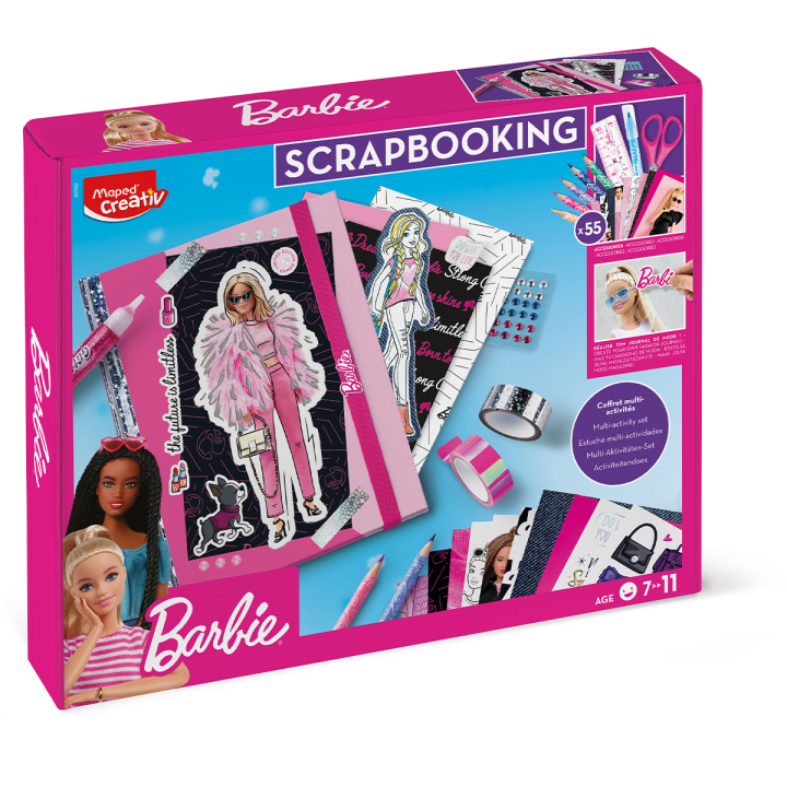 Barbie Scrapbooking Giftset 55 pièces dans le groupe Kids / Amusement et apprentissage / Cadeau enfant chez Pen Store (130556)