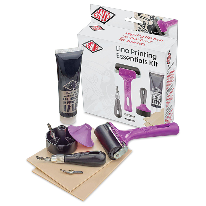 Ensemble de linoléum Essentials 8 pcs dans le groupe Loisirs créatifs / Techniques / Impressions sur lino chez Pen Store (130572)