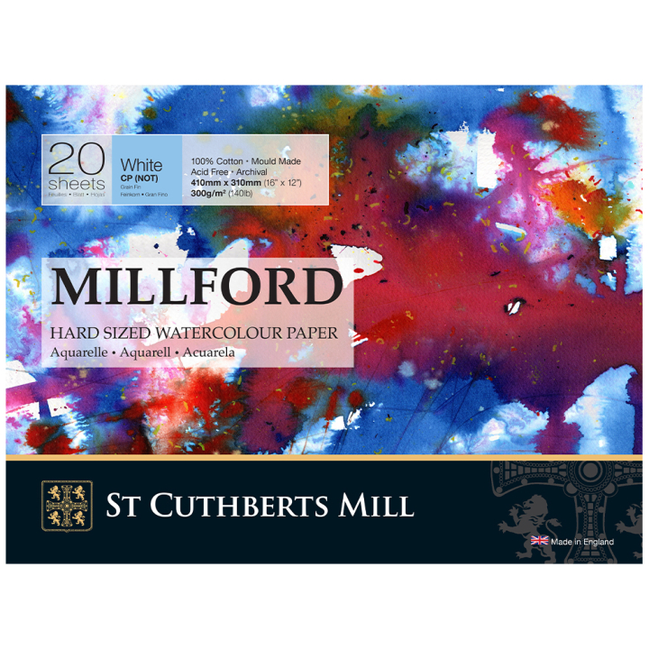 Millford Bloc aquarelle 410x310 mm 300g CP dans le groupe Papiers & Blocs / Bloc Artiste / Papier pour aquarelle chez Pen Store (130637)