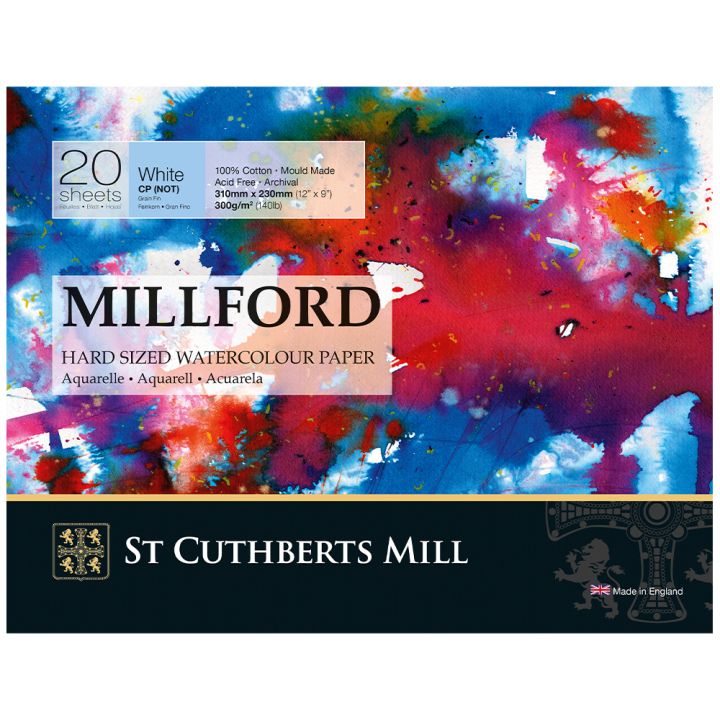 Millford Bloc aquarelle 310x230 mm 300g CP dans le groupe Papiers & Blocs / Bloc Artiste / Papier pour aquarelle chez Pen Store (130638)