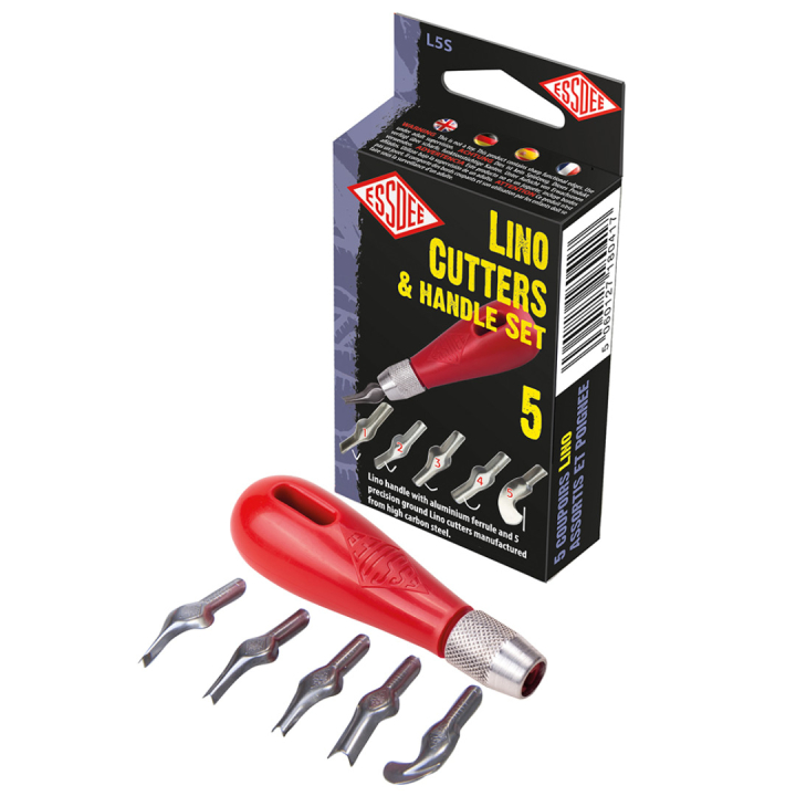 Couteaux pour linoléum 5 pièces dans le groupe Loisirs créatifs / Techniques / Impressions sur lino chez Pen Store (130665)