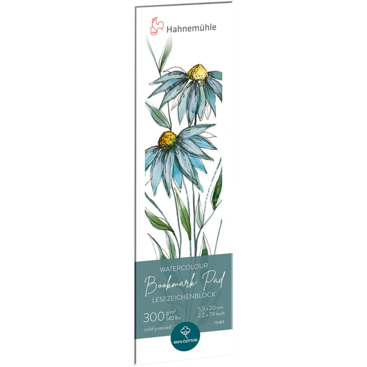 Papier aquarelle Bookmark Pad 300g 5,5x20 cm dans le groupe Papiers & Blocs / Bloc Artiste / Papier pour aquarelle chez Pen Store (130709)
