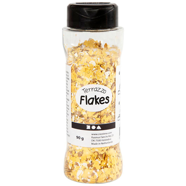 Terrazzo Flakes 90g Jaune dans le groupe Loisirs créatifs / Former / Hobby et DIY chez Pen Store (130769)
