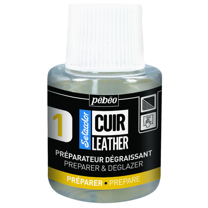 Setacolor Cuir Leather Preparer Deglazer 110ml dans le groupe Loisirs créatifs / Couleurs / Peinture cuir chez Pen Store (130862)