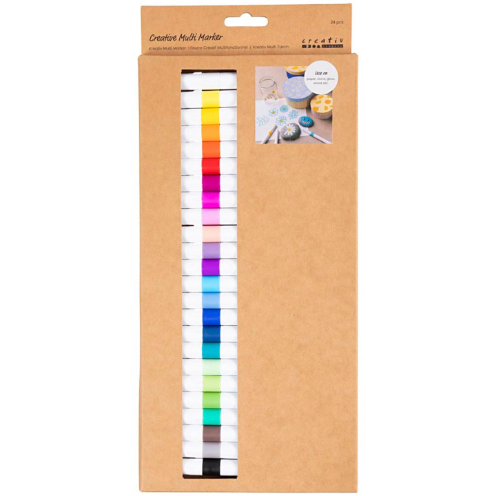 Multimarker 24 pièces dans le groupe Stylos / Crayons d'artistes / Marqueurs acryliques chez Pen Store (131087)