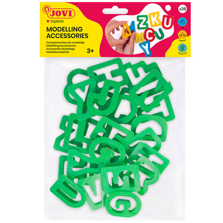 Moules pour l'argile Lettres Pack de 26 (3 ans+) dans le groupe Kids / Hobby et Coleurs pour enfants / Pâte à modeler chez Pen Store (131260)