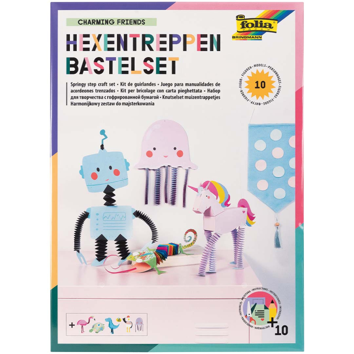 Kit de bricolage Amis 10 lot de dans le groupe Kids / Amusement et apprentissage / Papier pour bricolage et carnets de dessin chez Pen Store (131570)