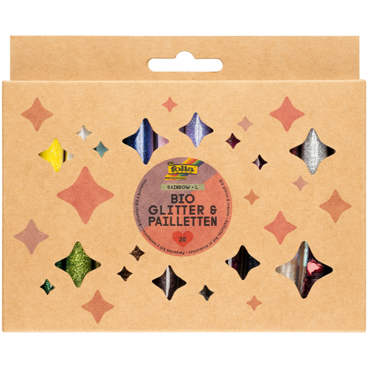 Mélange de paillettes bio lot de 20 dans le groupe Kids / Amusement et apprentissage / Paillettes  chez Pen Store (131637)