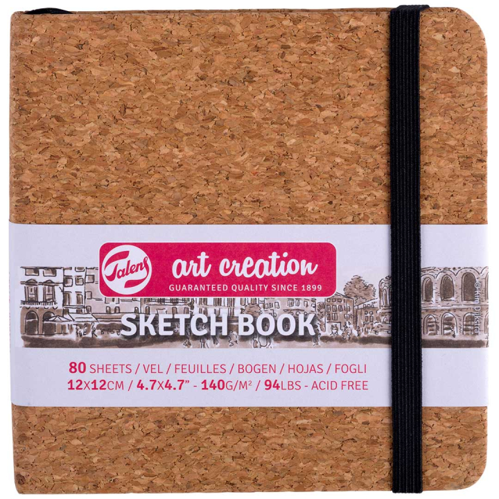 Sketchbook Cork 12x12 cm dans le groupe Papiers & Blocs / Bloc Artiste / Cahiers d'esquisses chez Pen Store (131857)