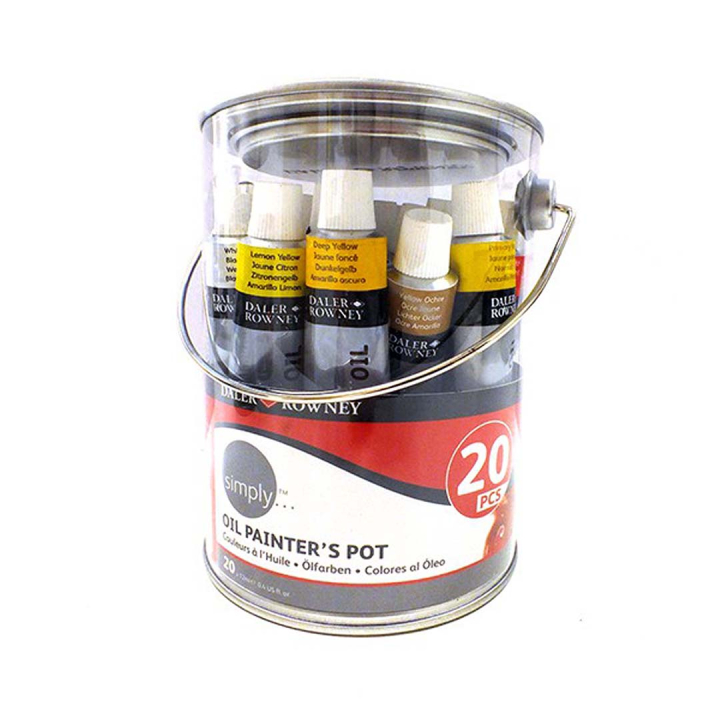 Simply Couleur de l'huile 20x12 ml dans le groupe Matériels d'artistes / Couleurs de l'artiste / Peintures à l'huile chez Pen Store (131911)