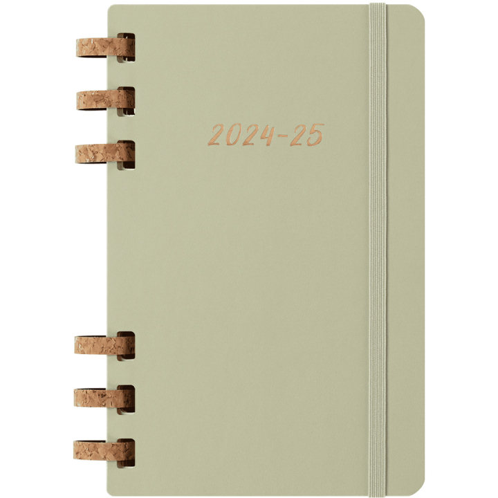 Spiral Planner 12M Hard Cover Large Kiwi Green dans le groupe Papiers & Blocs / Calendriers et agendas / Calendriers 12 mois chez Pen Store (132588)