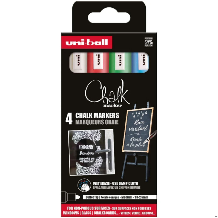 Chalk Marker PWE-5M 4-set No 1 dans le groupe Stylos / Bureau / Marquers chez Pen Store (132735)