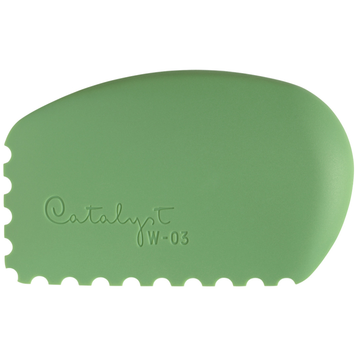 Catalyst Silicone Wedge No 3 Green dans le groupe Matériels d'artistes / L'atelier / Couteaux Peinture chez Pen Store (132802)