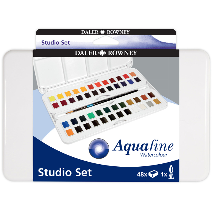 Peinture aquarelle Studio 48 demi-godets dans le groupe Matériels d'artistes / Couleurs de l'artiste / Peinture aquarelle chez Pen Store (132940)