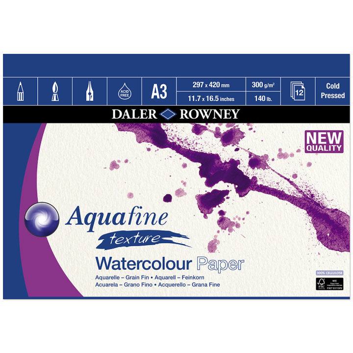 Bloc Aquarelle CP 300g A3 dans le groupe Papiers & Blocs / Bloc Artiste / Papier pour aquarelle chez Pen Store (132970)