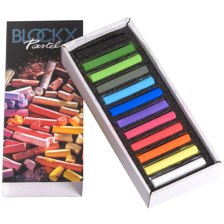 Etui 12 Pastels Assortis dans le groupe Matériels d'artistes / Craie et Graphite / Pastels secs chez Pen Store (133362)